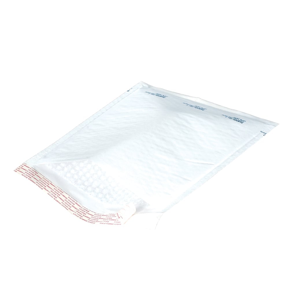 South Coast Paper White Self-Seal Bubble Mailers, #000, 4in x 8in, Pack Of 25 MPN:B851WSS25PK