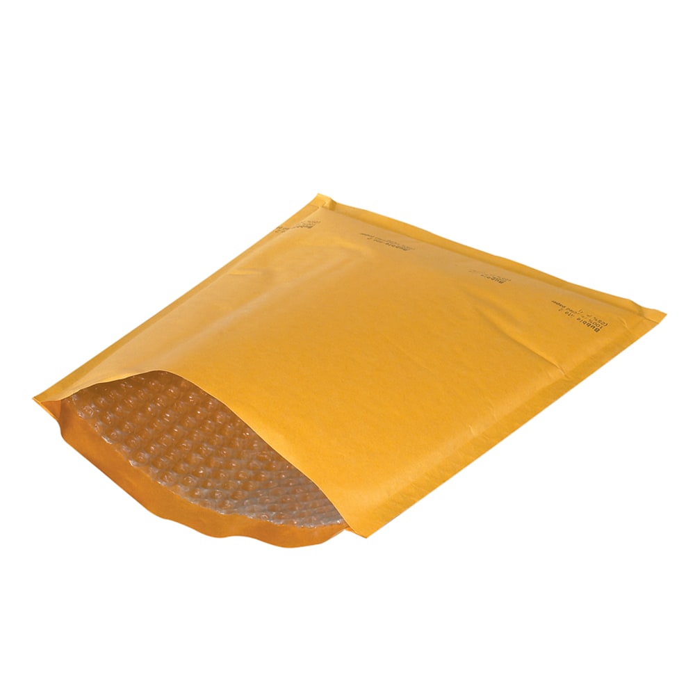 Partners Brand Kraft Heat-Seal Bubble Mailers, #0, 6in x 10in, Pack Of 25 MPN:B85325PK