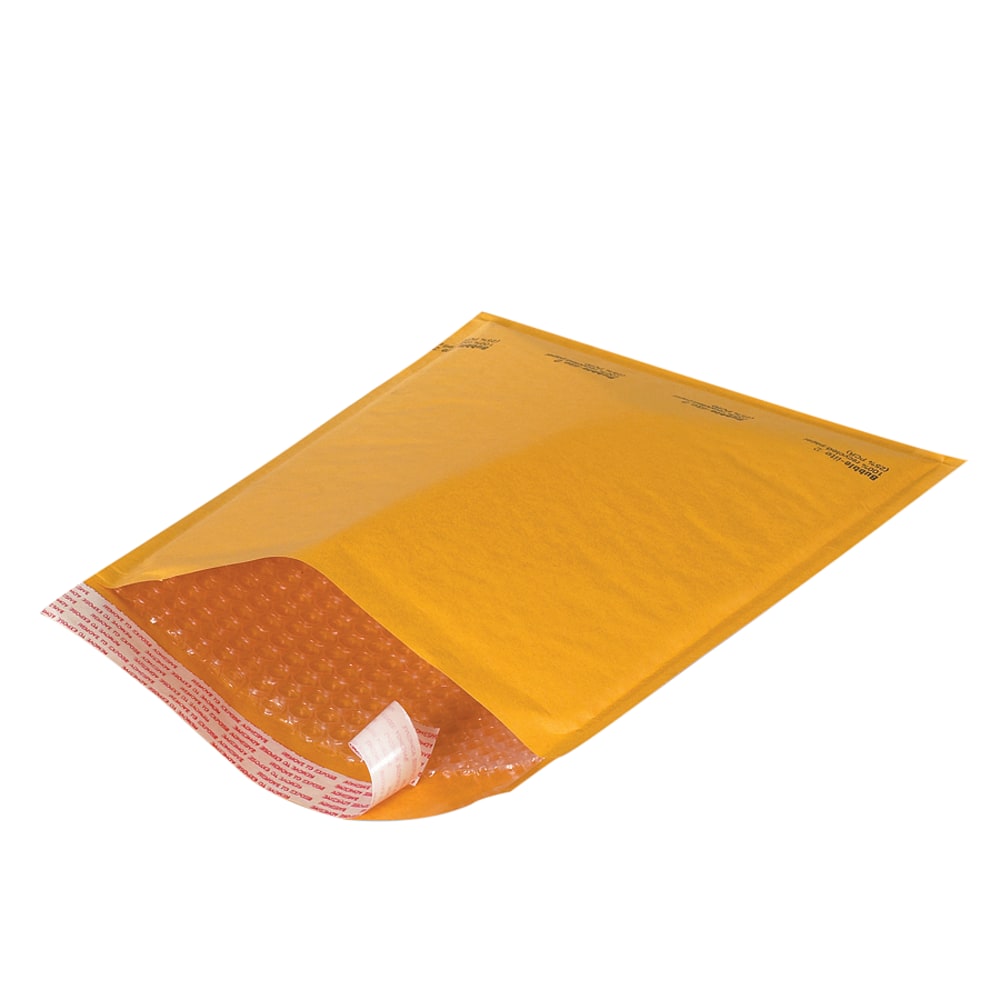 South Coast Paper Kraft Self-Seal Bubble Mailers, #1, 7 1/4in x 12in, Pack Of 25 MPN:B854SS25PK
