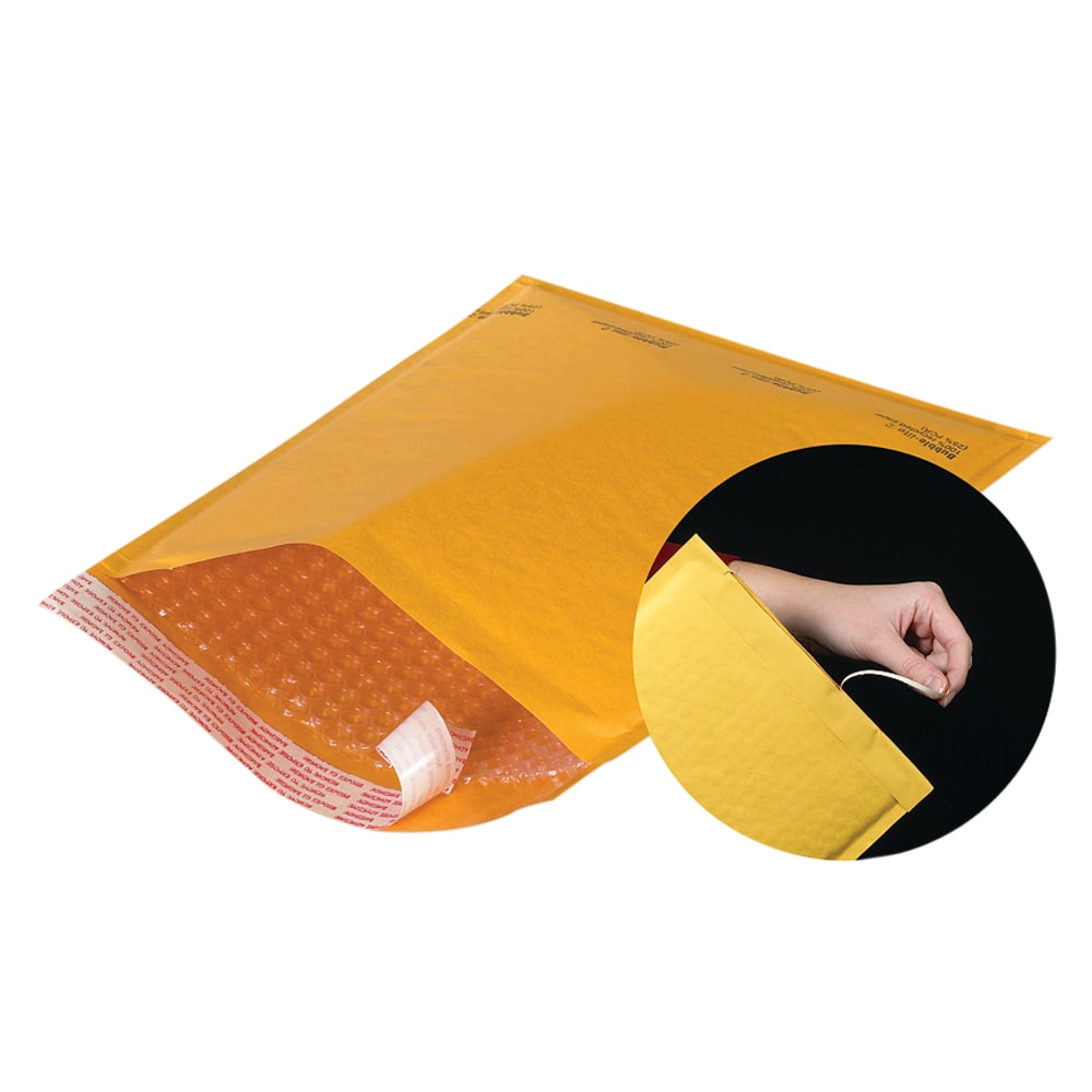 Partners Brand Kraft EZ Open Tear-Tab Bubble Mailers, #3, 8 1/2in x 14in, Pack Of 25 MPN:B856SSTT25PK