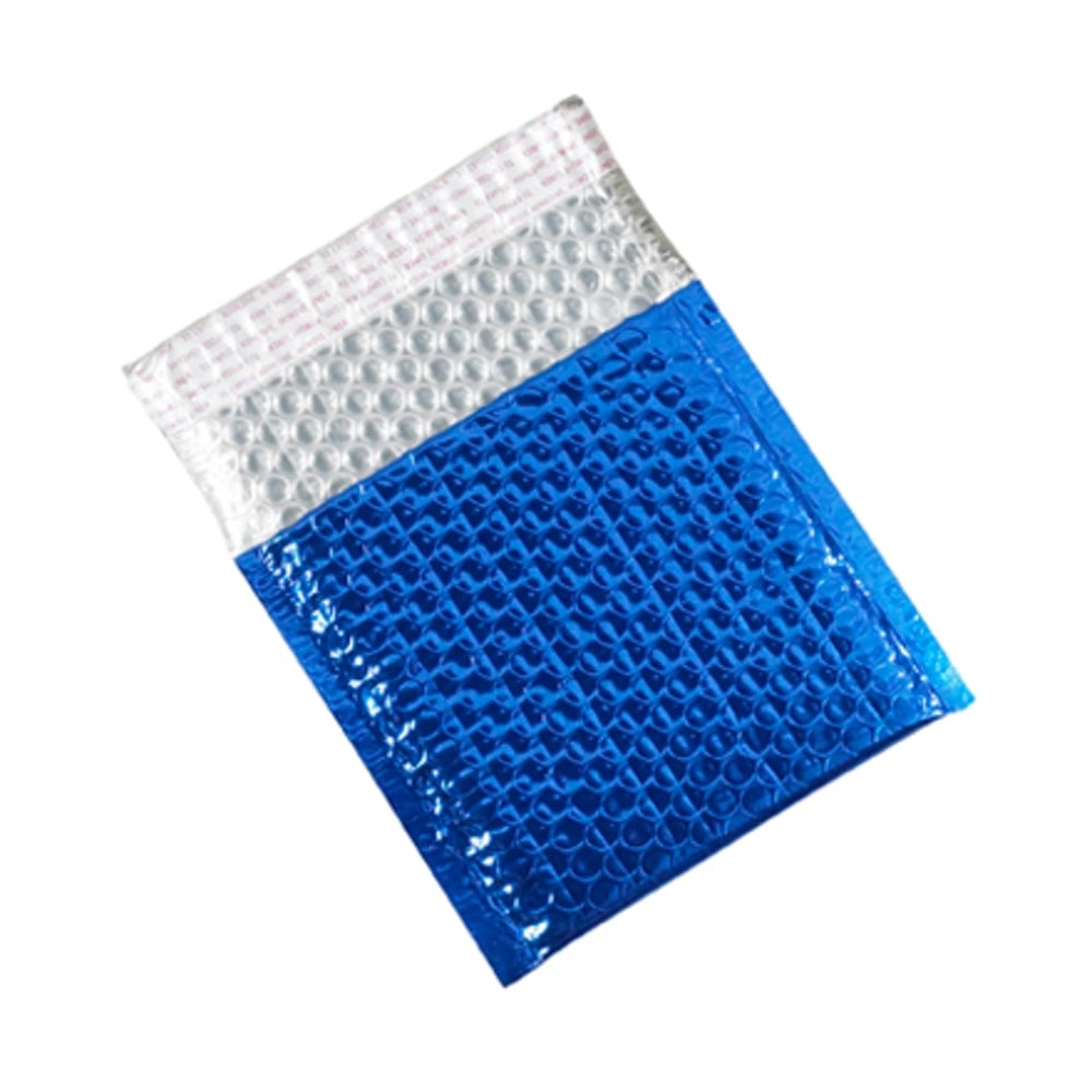 Partners Brand Blue Glamour Bubble Mailers 7in x 6 3/4in, Pack of 72 MPN:GBM0706B