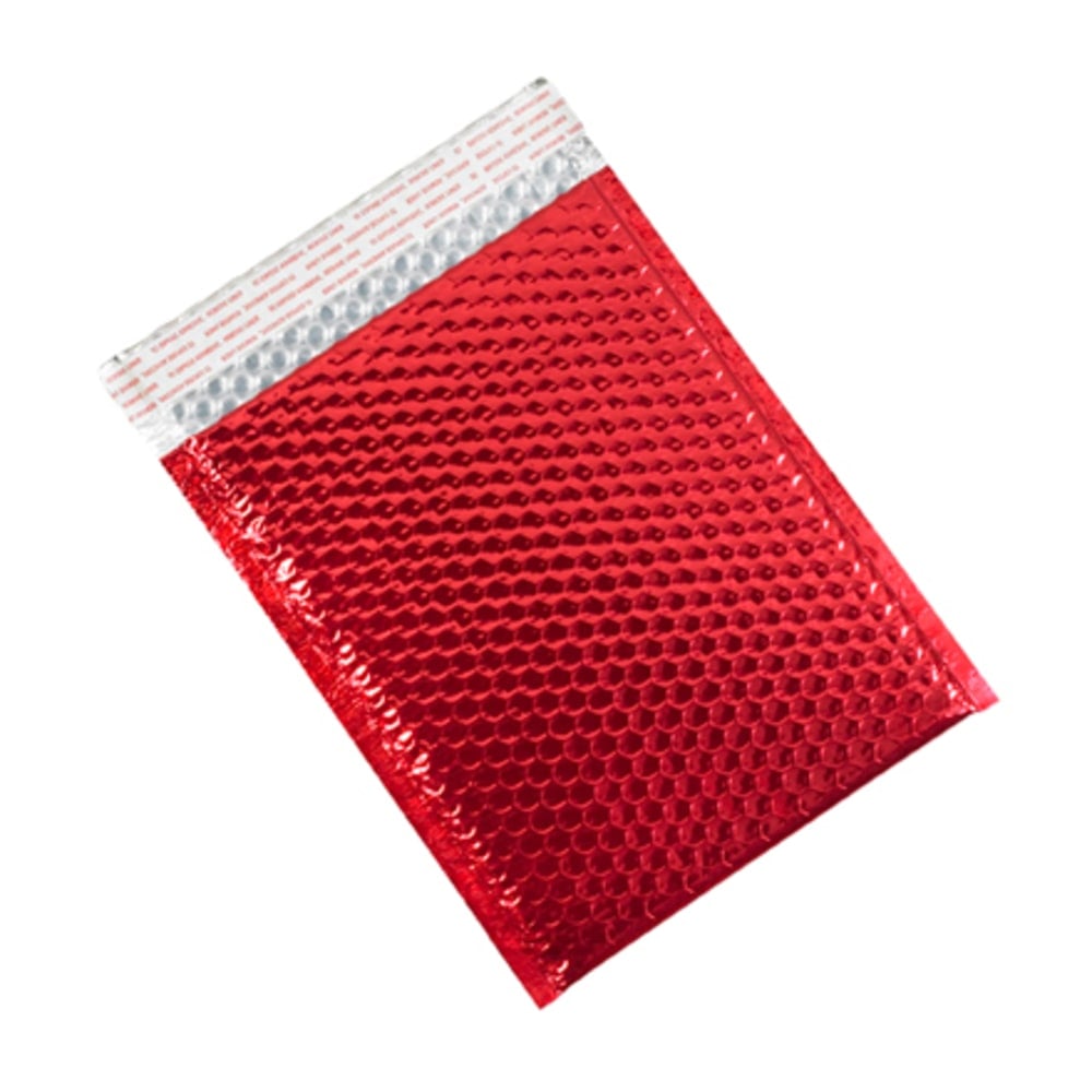 Partners Brand Red Glamour Bubble Mailers 9in x 11 1/2in, Pack of 100 MPN:GBM0911R