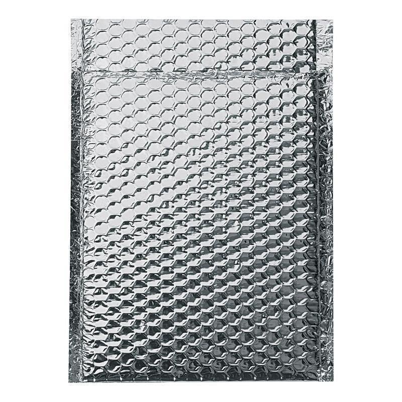 Partners Brand Cool Shield Bubble Mailers, 10-1/2inH x 10inW x 3/16inD, Silver, Pack Of 100 Mailers MPN:INM1010