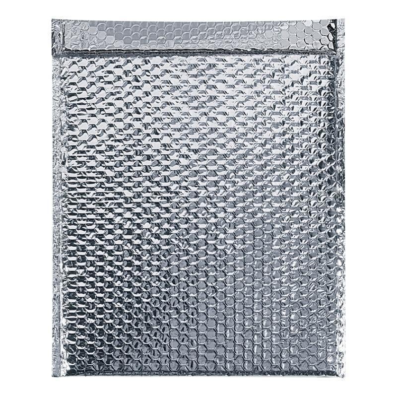 Partners Brand Cool Shield Bubble Mailers, 20inH x 24inW x 3/16inD, Silver, Pack Of 50 Mailers MPN:INM2420