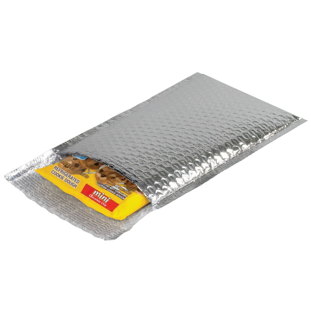 Partners Brand Cool Shield Bubble Mailers, 6 1/2in x 10in, Silver, Pack Of 100 MPN:INM610