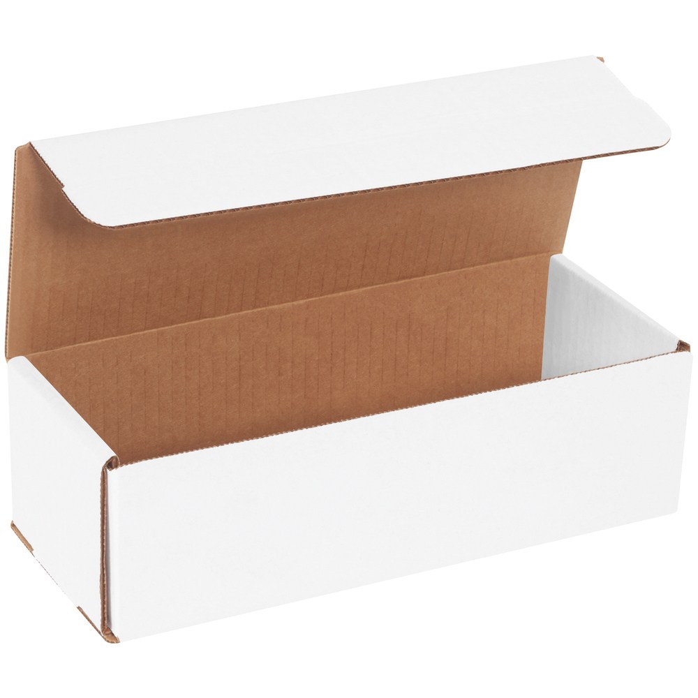 Partners Brand White Corrugated Mailers, 10in x 4in x 3in, Pack Of 50 MPN:M1043