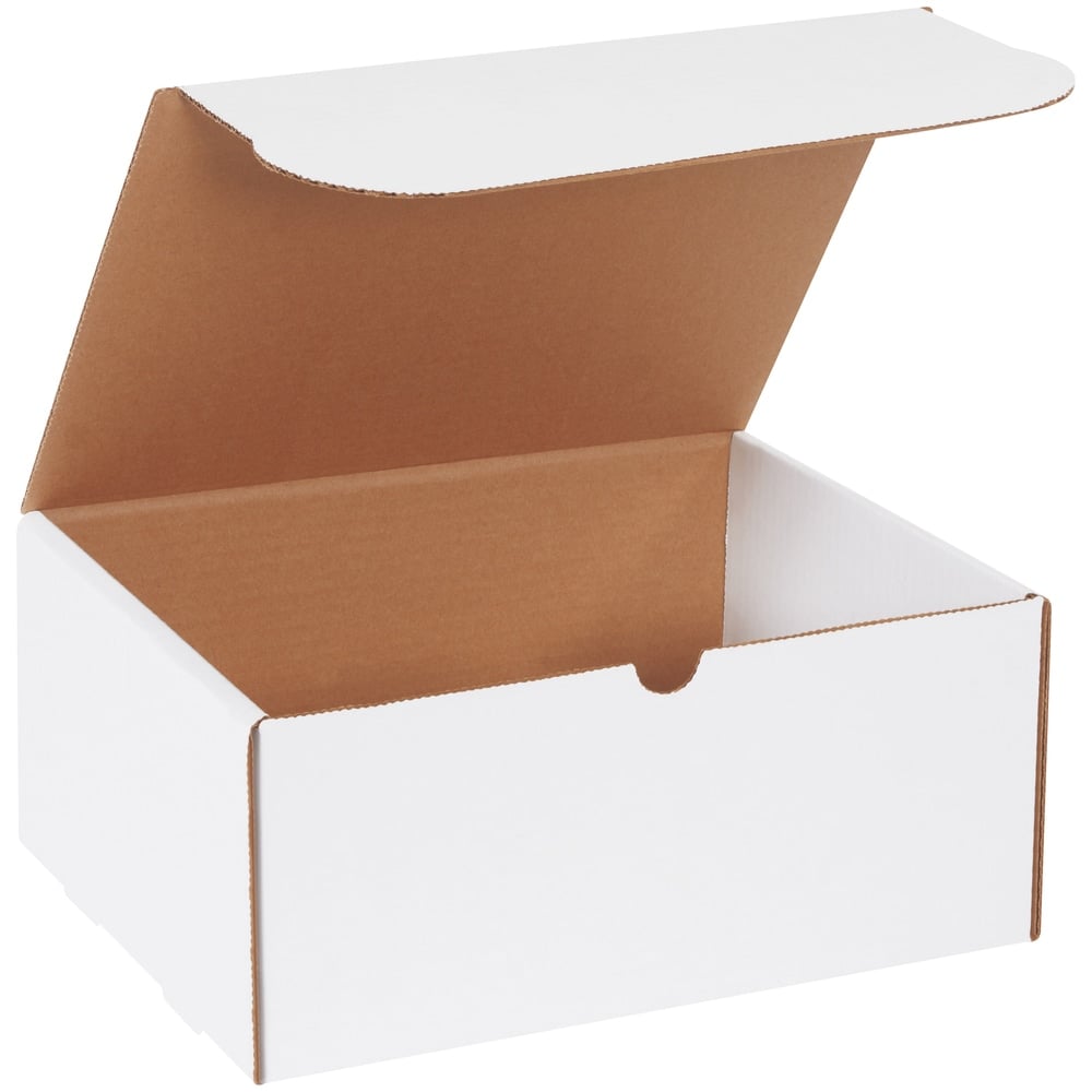 Partners Brand White Literature Mailers, 11 1/8in x 8 3/4in x 5in, Pack Of 50 MPN:M1185