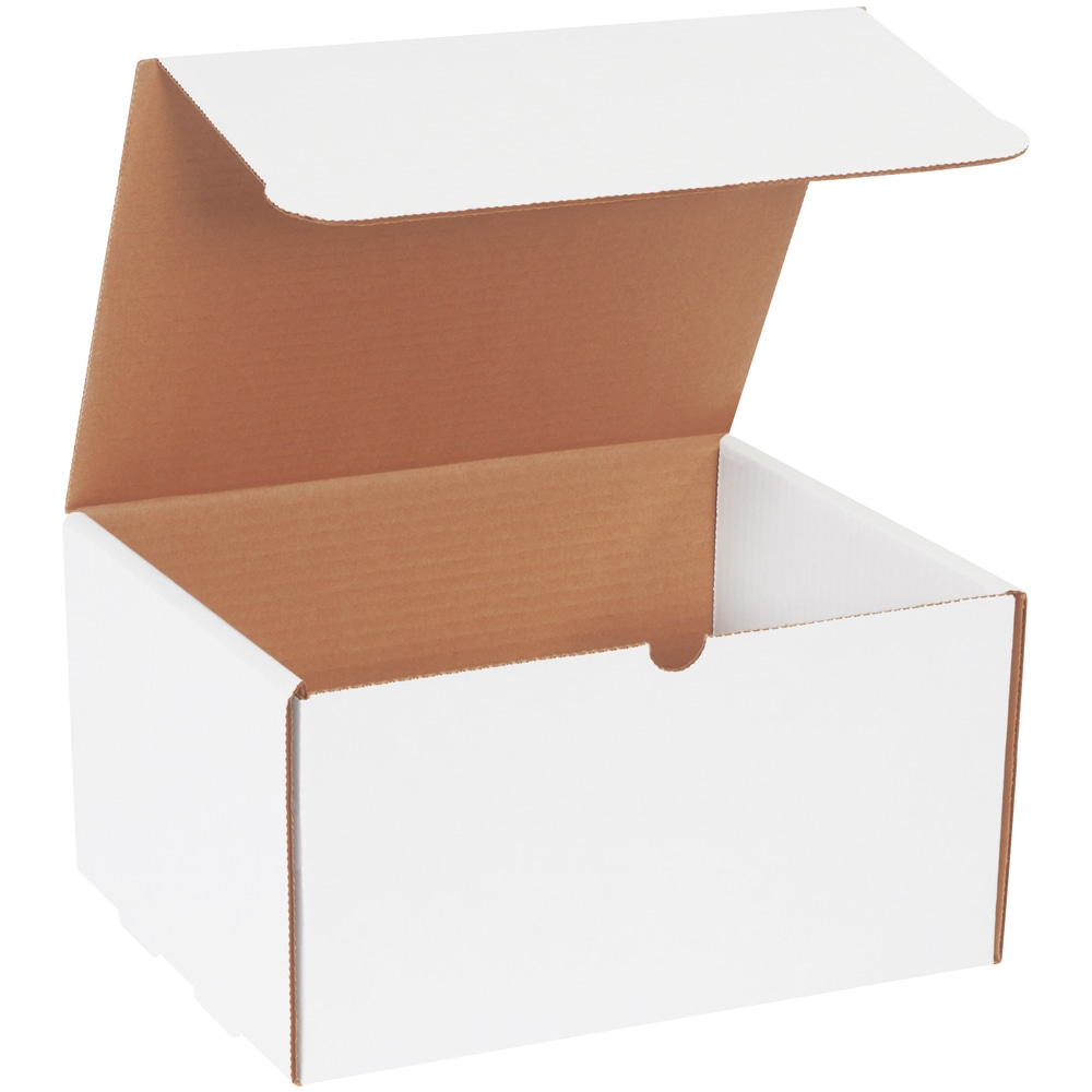 Partners Brand White Literature Mailers, 11 1/8in x 8 3/4in x 6in, Pack Of 50 MPN:M1186