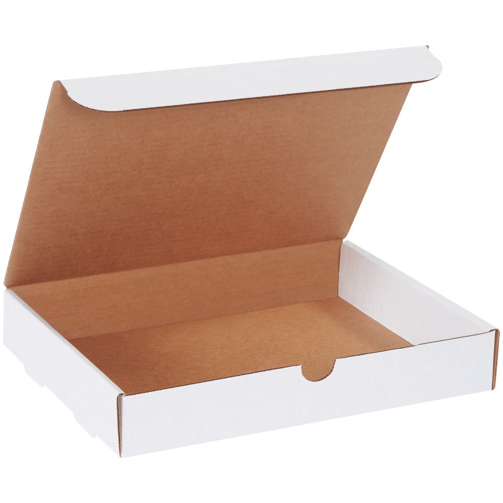 Partners Brand White Literature Mailers, 12 1/8in x 9 1/4in x 2in, Pack Of 50 MPN:M1292