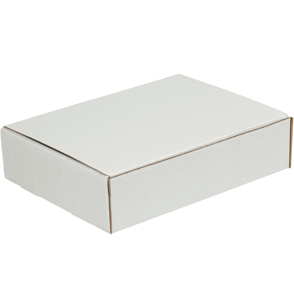 Partners Brand White Literature Mailers, 12 1/8in x 9 1/4in x 3in, Pack Of 50 MPN:M1293