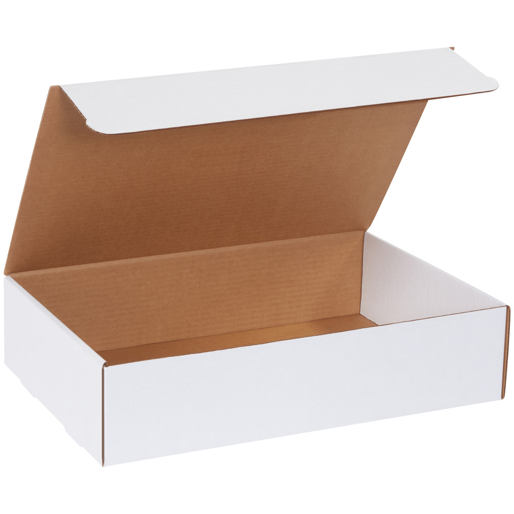 Partners Brand White Literature Mailers, 17 1/8in x 11 1/8in x 4in, Pack Of 50 MPN:M17114