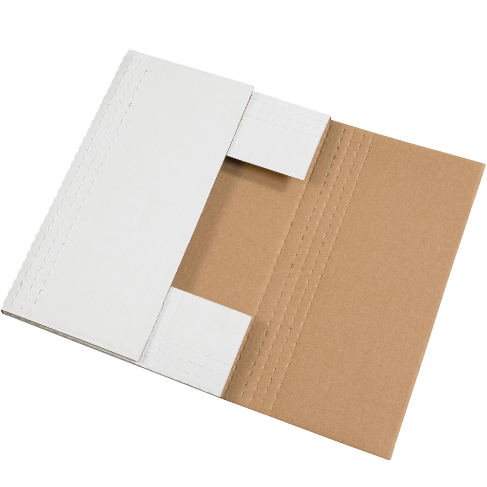 Partners Brand Easy Fold Mailers, 24in x 18in x 2in, White, Pack Of 50 MPN:M24182BF