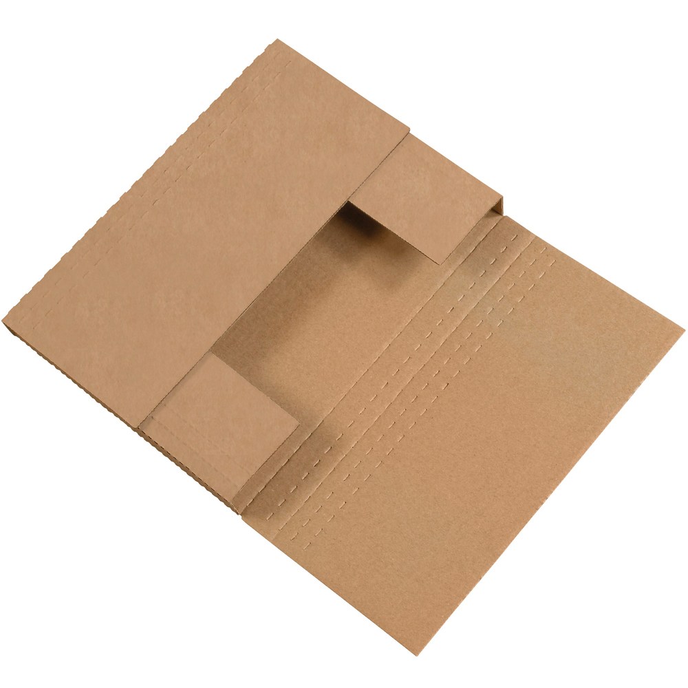 Partners Brand Multi-Depth Easy-Fold Mailers, 12 1/8in x 9 1/8in x 2in, Kraft, Pack Of 50 MPN:M2BKK