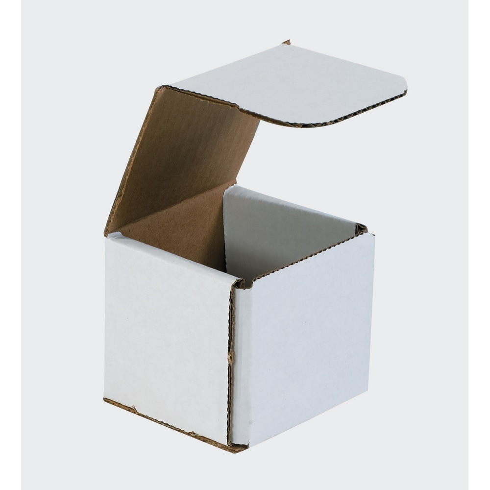 Partners Brand White Corrugated Mailers, 3in x 3in x 3in, Pack Of 50 MPN:M333