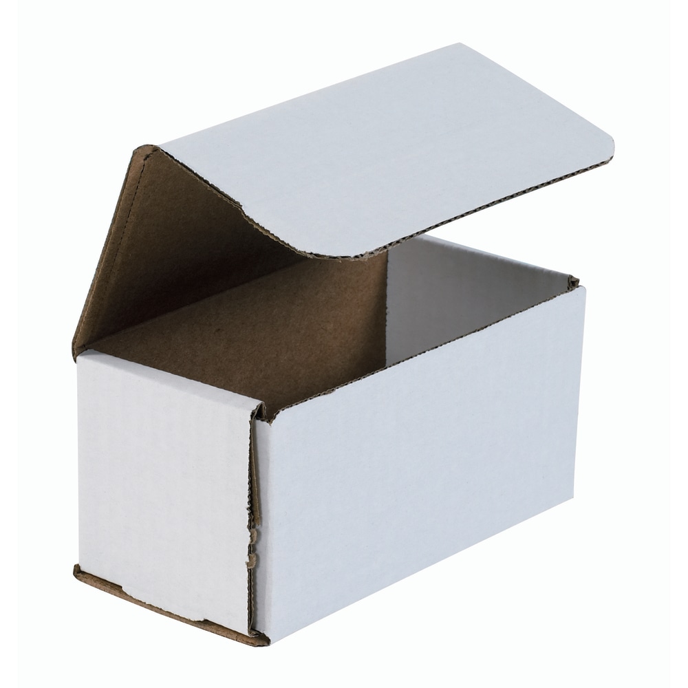 Partners Brand White Corrugated Mailers, 6in x 3in x 3in, Pack Of 50 MPN:M633