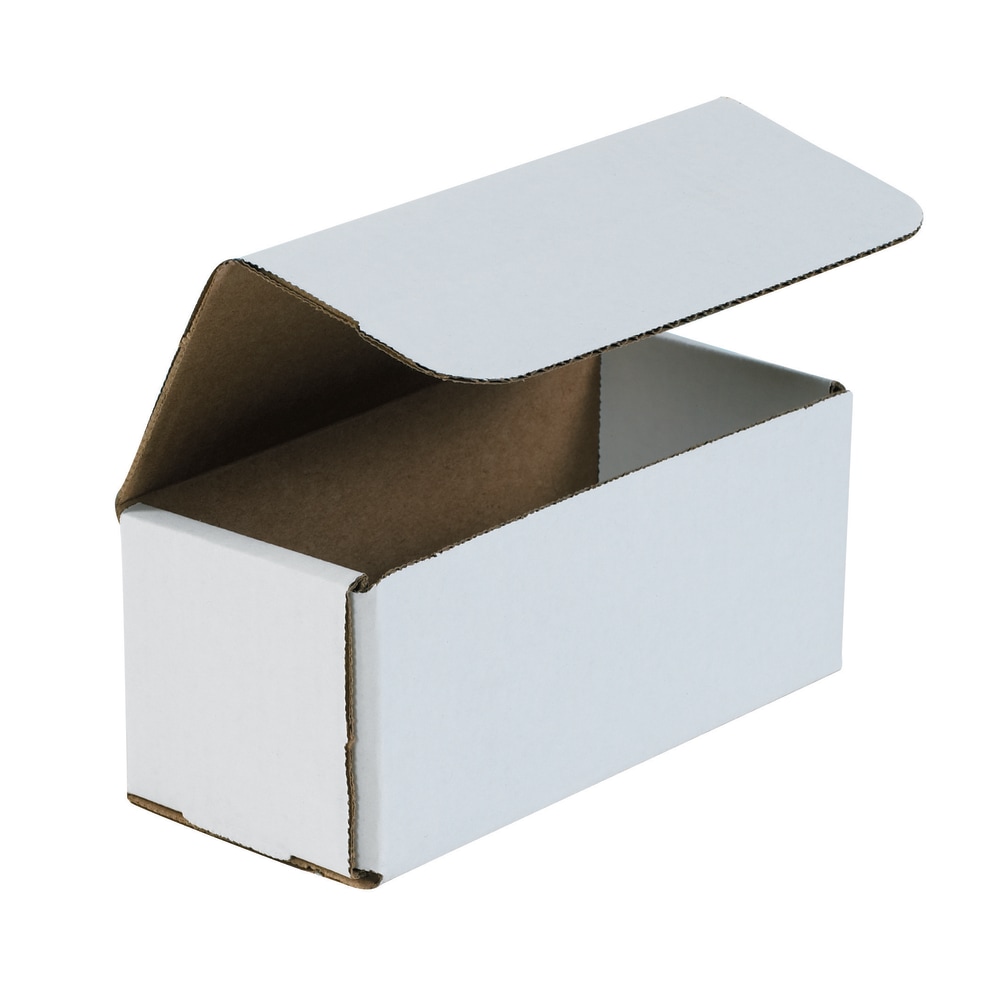 Partners Brand White Corrugated Mailers, 7in x 3in x 3in, Pack Of 50 MPN:M733
