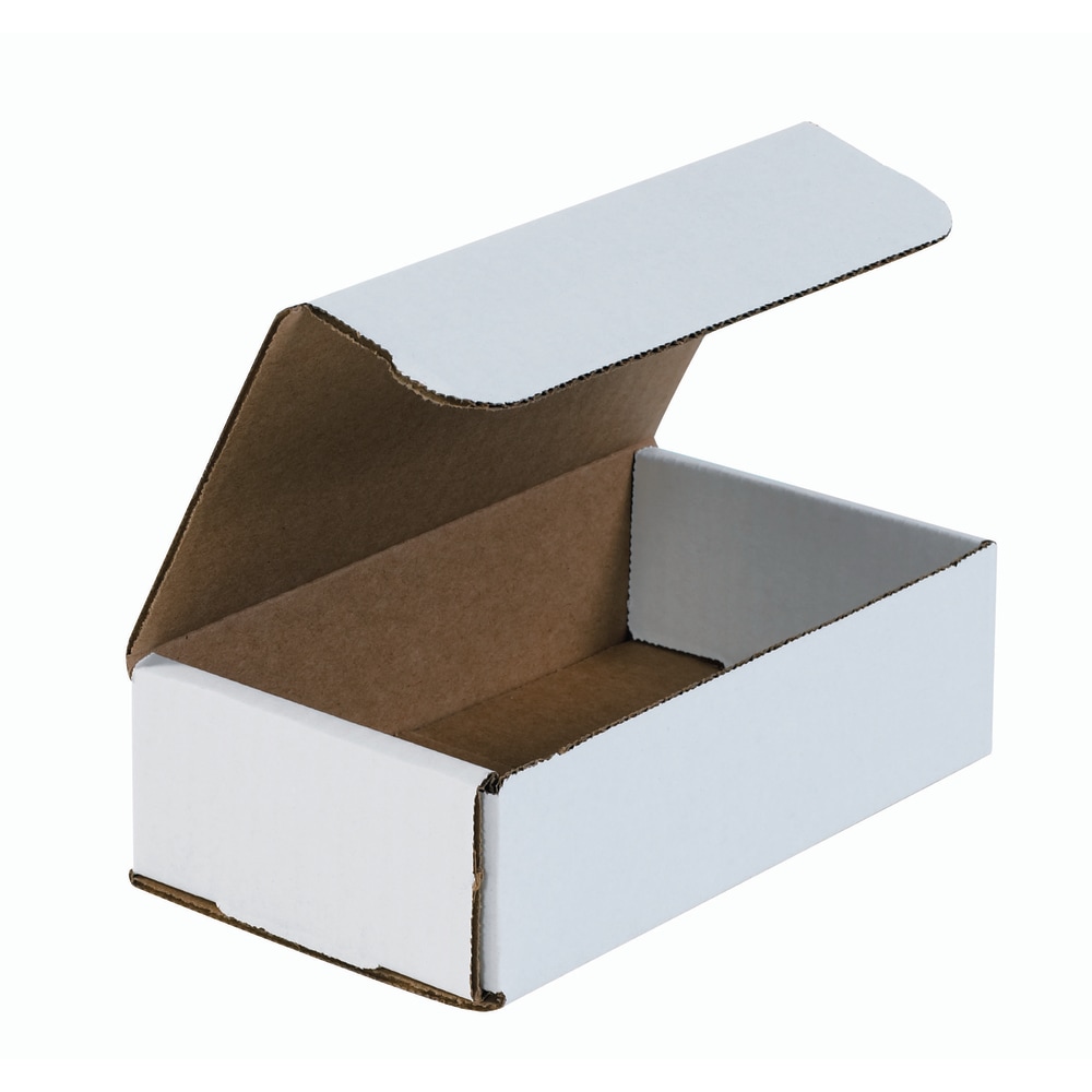 Partners Brand White Corrugated Mailers, 7in x 4in x 2in, Pack Of 50 MPN:M742