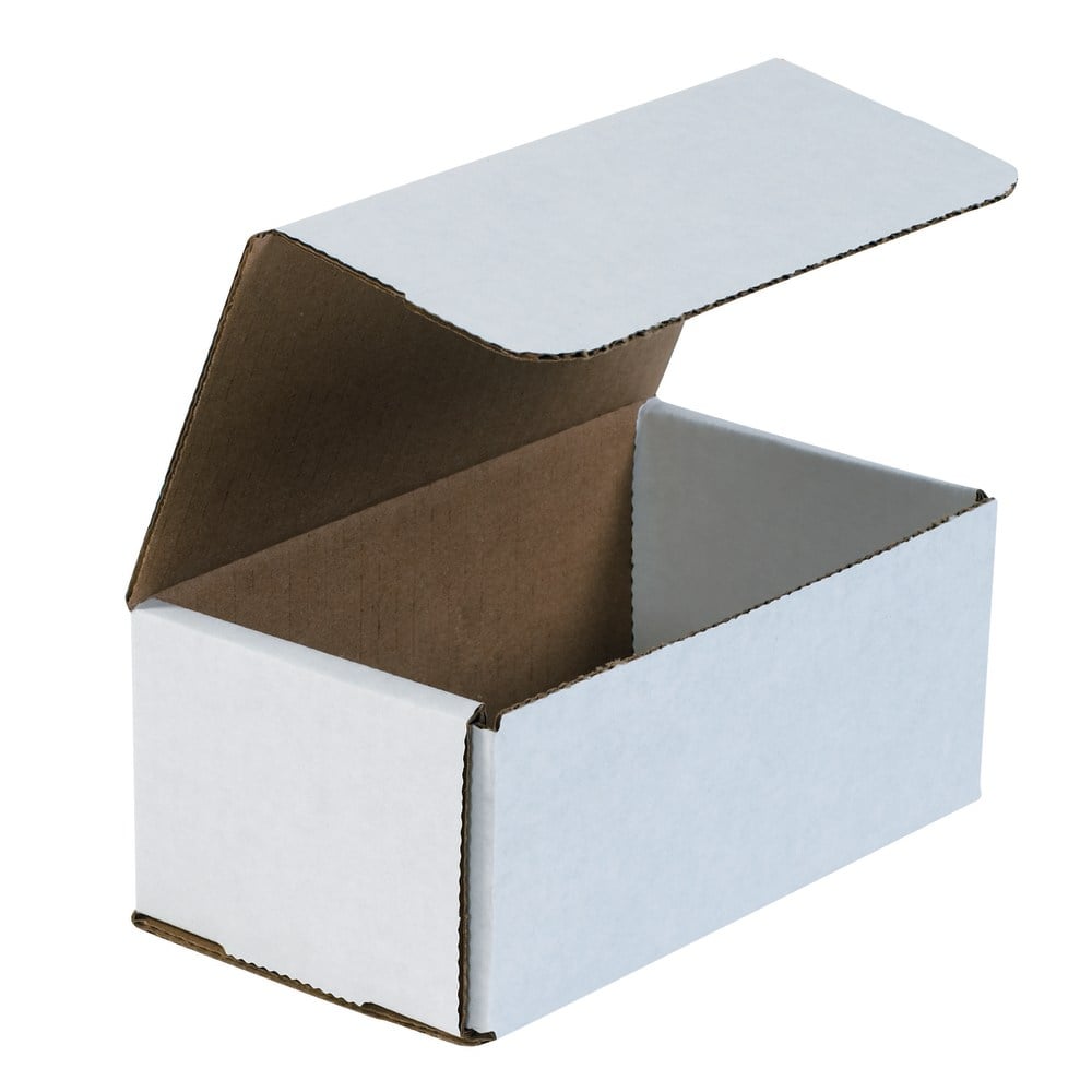Partners Brand White Corrugated Mailers, 7in x 4in x 3in, Pack Of 50 MPN:M743