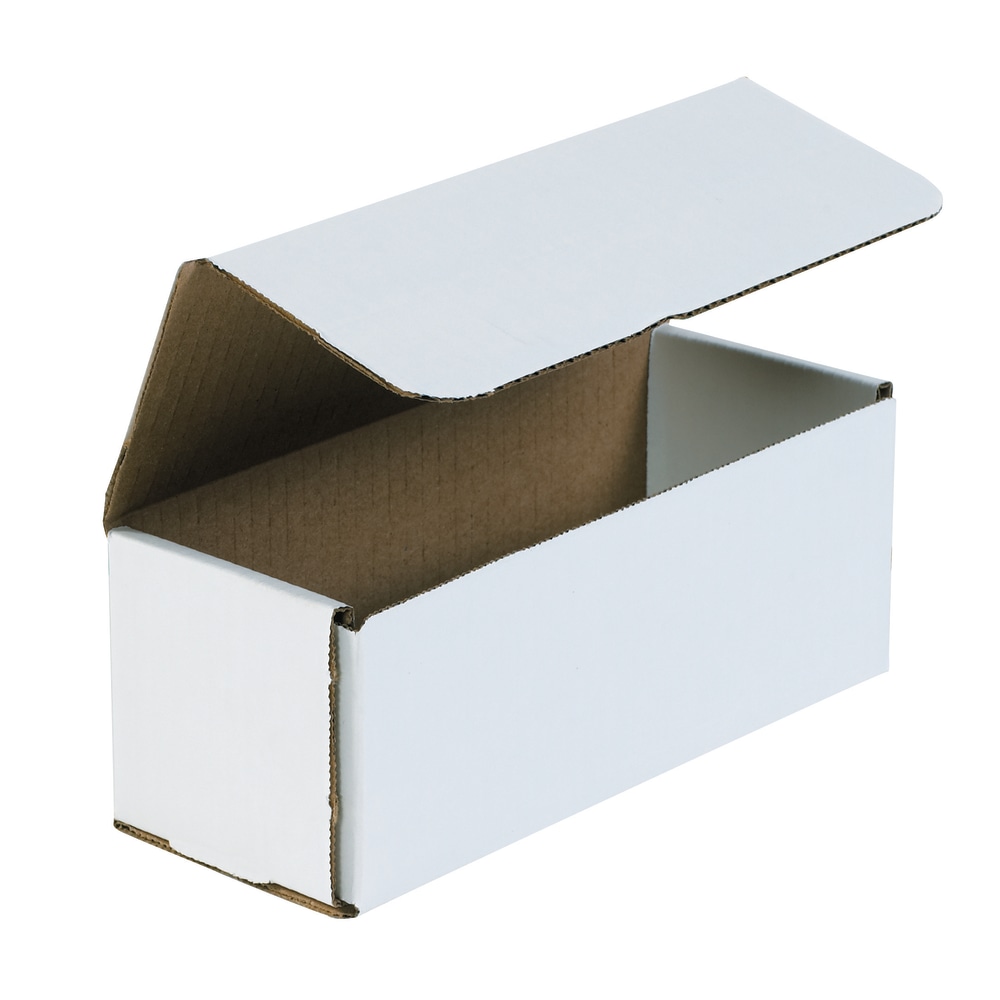 Partners Brand White Corrugated Mailers, 8in x 3in x 3in, Pack Of 50 MPN:M833