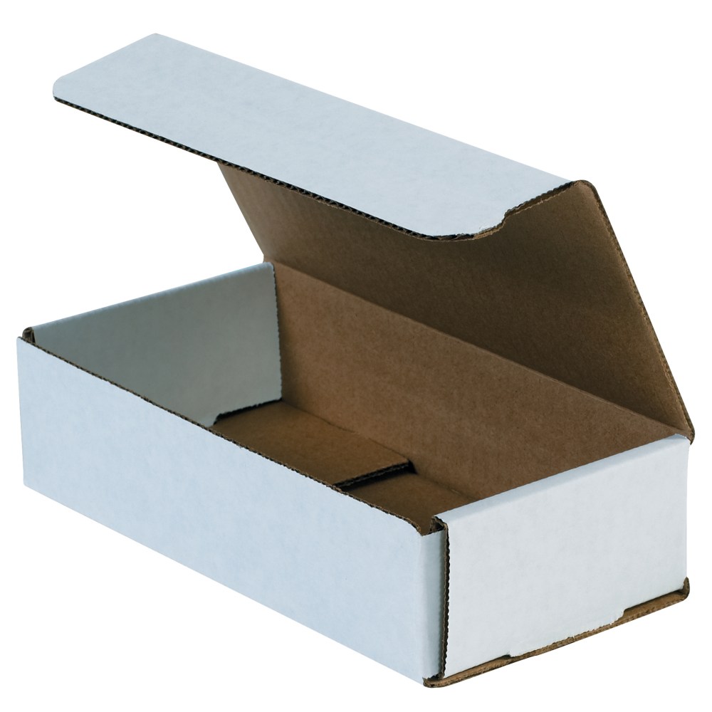 Partners Brand Corrugated Mailers 9in x 4in x 2in, White, Bundle of 50 MPN:M942