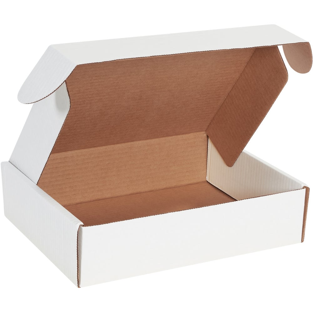 Partners Brand Deluxe Literature Mailers, 12 1/8in x 9 1/4in x 3in, White, Pack Of 50 MPN:MFL1293