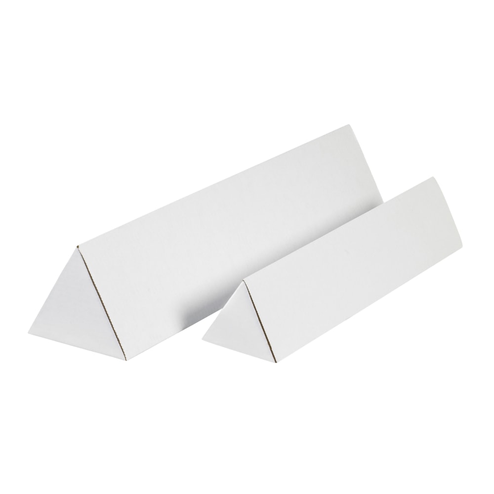 Partners Brand Triangular White Tube Mailers, 2in x 18 1/4in, Pack Of 50 MPN:MTM218