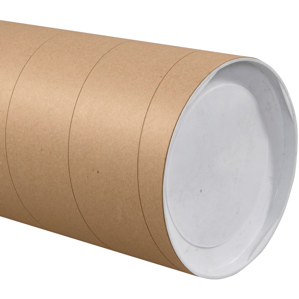 Partners Brand Jumbo Mailing Tubes, 10in x 36in, 80% Recycled, Kraft, Case Of 8 MPN:P1036KHD