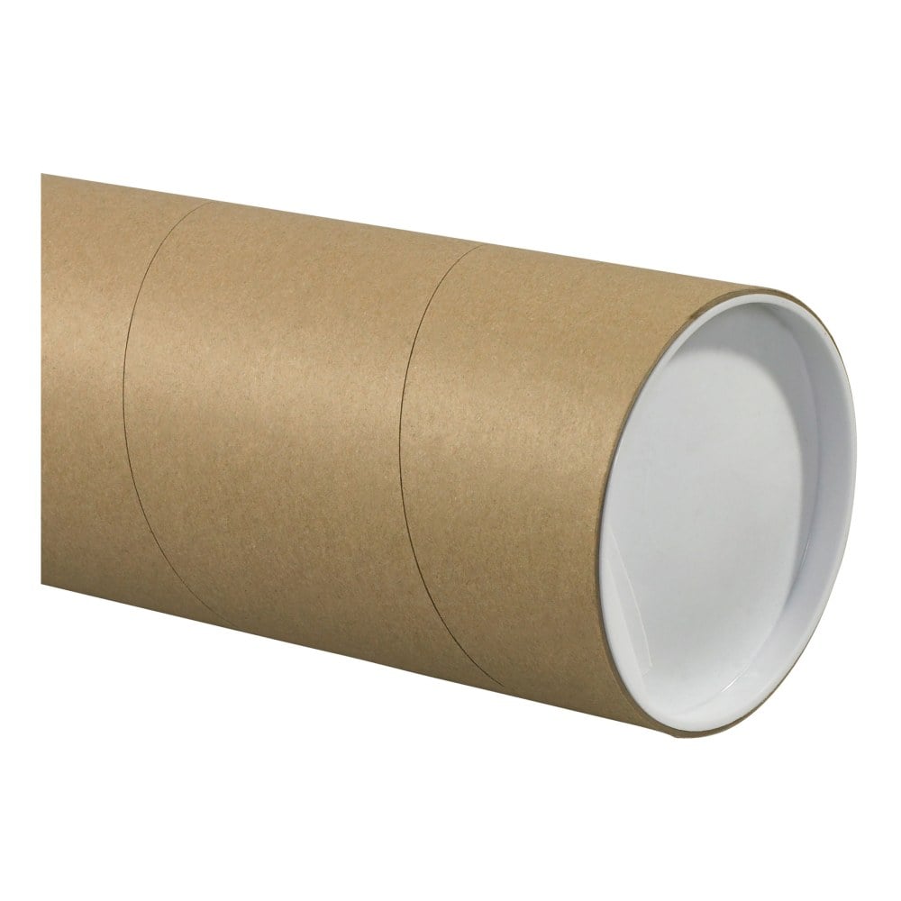 Partners Brand Jumbo Mailing Tubes, 5in x 72in, Kraft, Case Of 15 Tubes MPN:P5072KHD