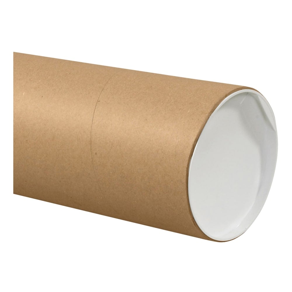 Partners Brand Jumbo Mailing Tubes, 6in x 30in, Kraft, Case Of 10 Tubes MPN:P6030KHD