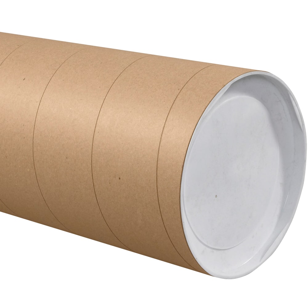 Partners Brand Jumbo Mailing Tubes, 8in x 72in, 80% Recycled, Kraft, Case Of 10 MPN:P8072KHD