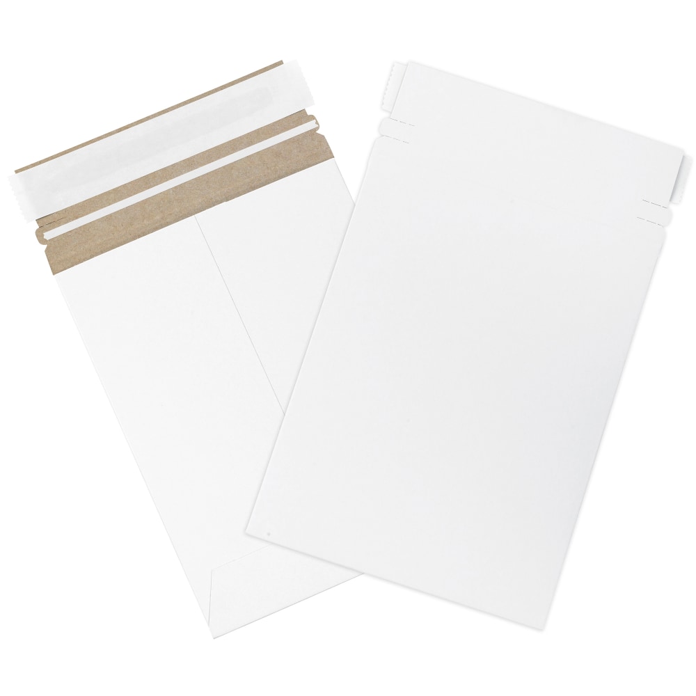 Partners Brand Self-Seal Stayflats Plus Express Pouch Mailers, 6in x 8in, White, Pack of 25 MPN:RM1SS25PK