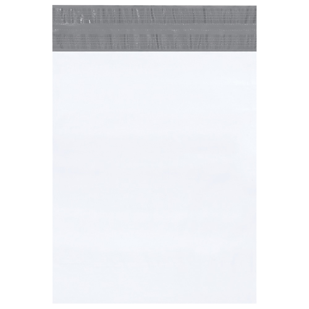 Partners Brand Returnable Poly Mailers, 14in x 17in, White, Case Of 100 MPN:RPM1417