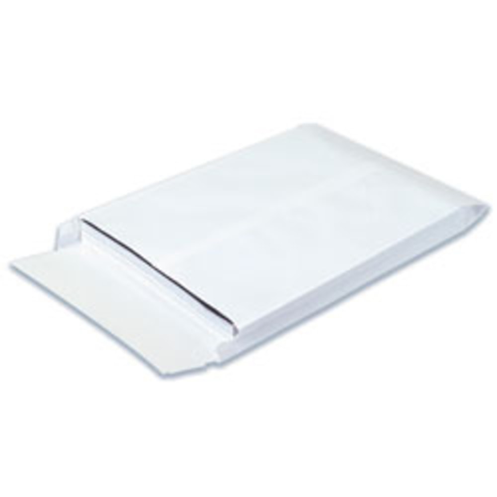 SHIP-LITE Envelopes, Expandable, 12in x 16in x 2in, End Opening, White, Pack Of 100 MPN:SLE12162WE