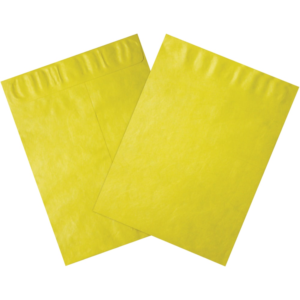 Tyvek Envelopes, 10in x 13in, Yellow, Pack Of 100 MPN:TYC1013Y