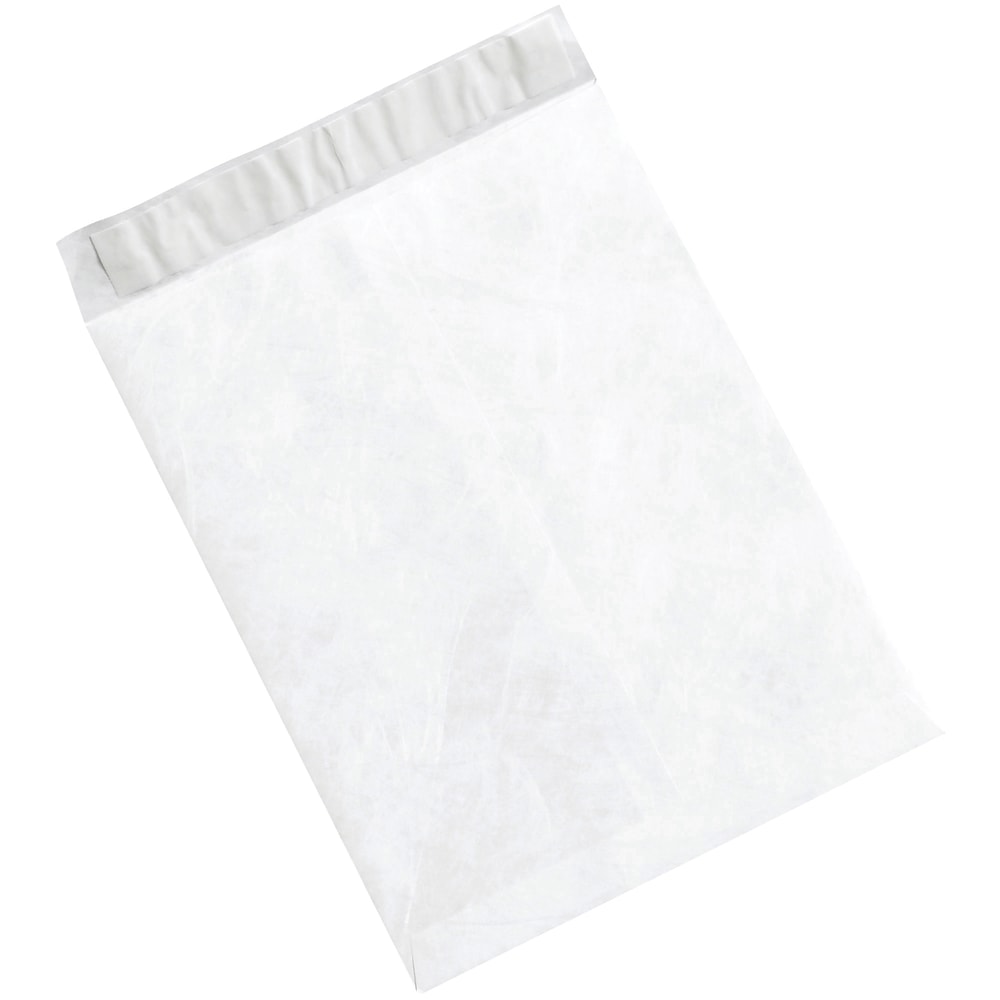 Tyvek Flat Envelopes, 9 1/2in x 12 1/2in, White, Case Of 100 MPN:TYF091212WH