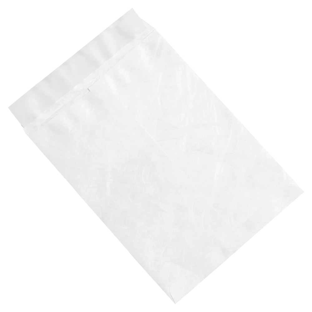 Tyvek Envelopes, 9in x 12in, End Opening, Plain White, Pack Of 100 MPN:TYF0912WH