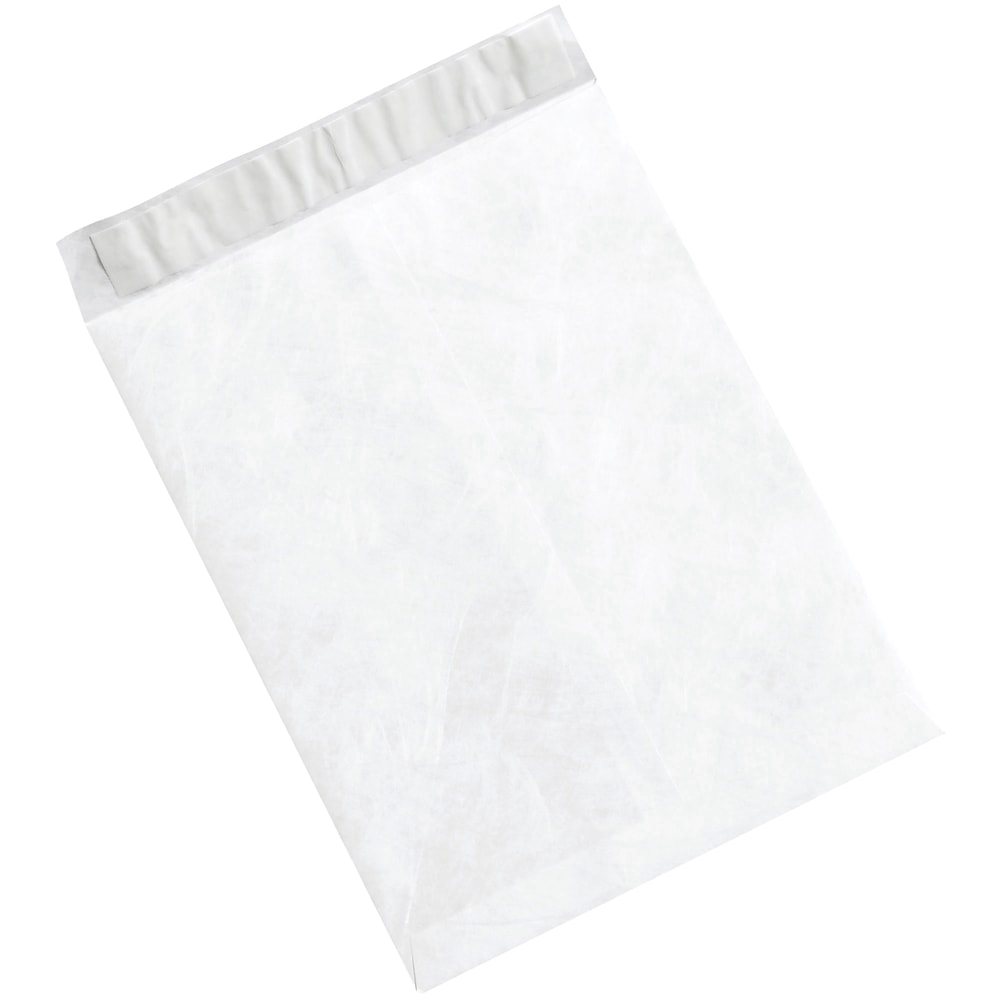 Tyvek Envelopes, 10in x 13in, End Opening, Plain White, Pack Of 100 MPN:TYF1013WH