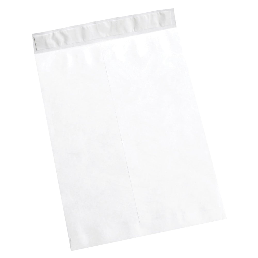 Tyvek Flat Envelopes, 15in x 20in, White, Case Of 100 MPN:TYF1520WS