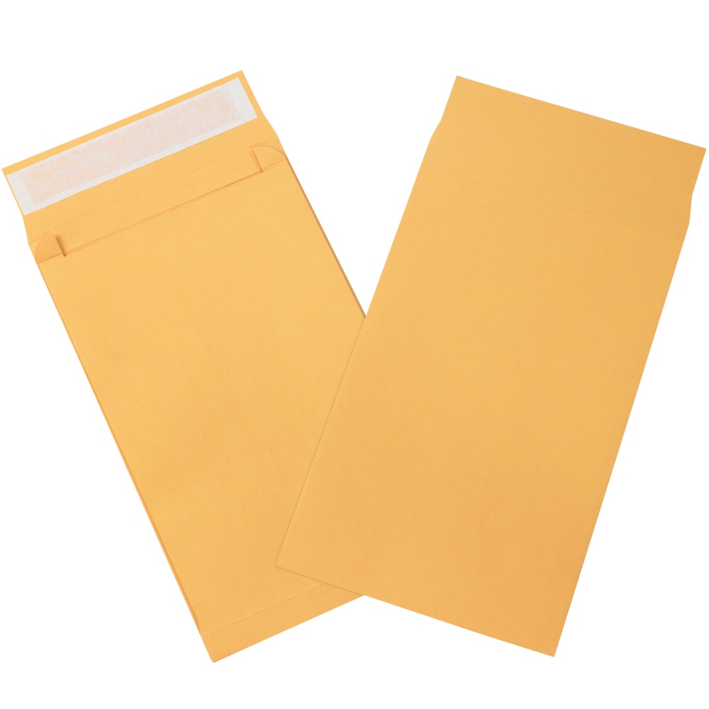 Partners Brand Expandable Envelopes With Self-Seal Closure, 10inH x 15inW x 2inD, Kraft, Pack Of 250 Envelopes MPN:EN1074