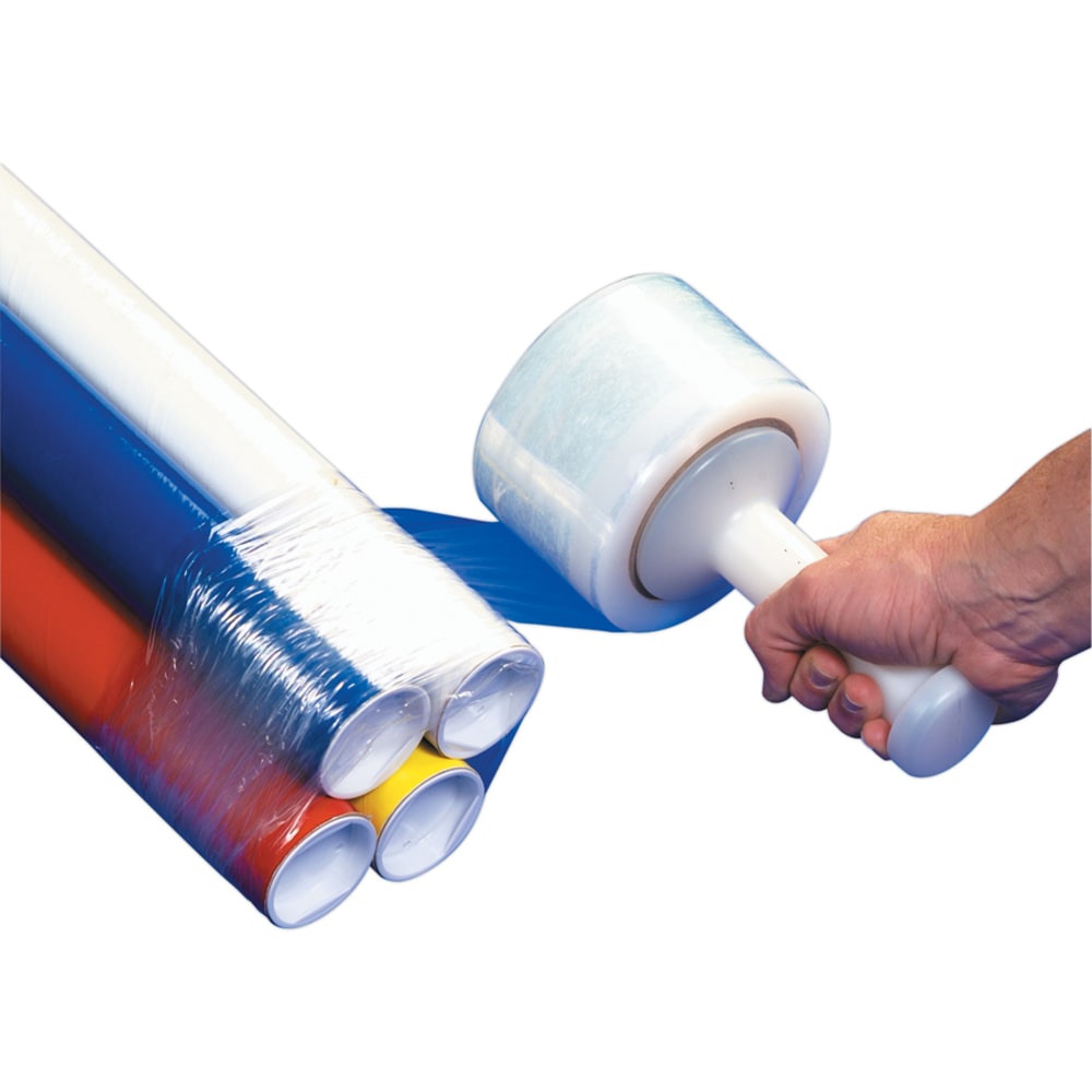 Office Depot Brand Narrow-Width Bundling Stretch Film With One Handle, 120 Gauge, 3in x 600ft, Case Of 18 MPN:TNB703