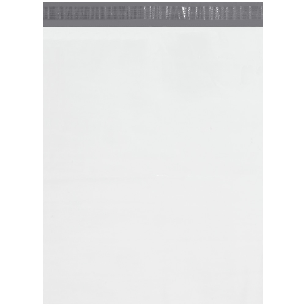 Partners Brand 19in x 24in Poly Mailers With Tear Strips, White, Case Of 250 Mailers MPN:B911