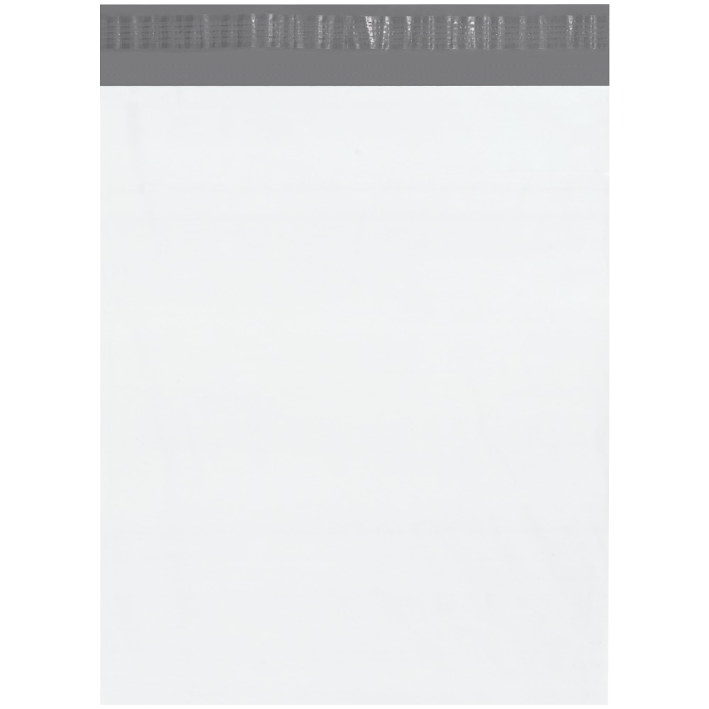 Partners Brand 24in x 36in Poly Mailers With Tear Strips, White, Case Of 200 Mailers MPN:B913