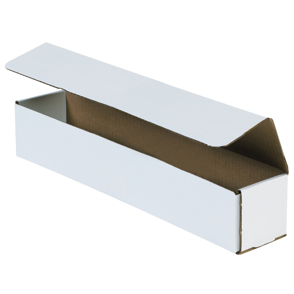 Partners Brand 18in Corrugated Mailers, 4inH x 4inW x 18inD, White, Pack Of 50 MPN:M1844