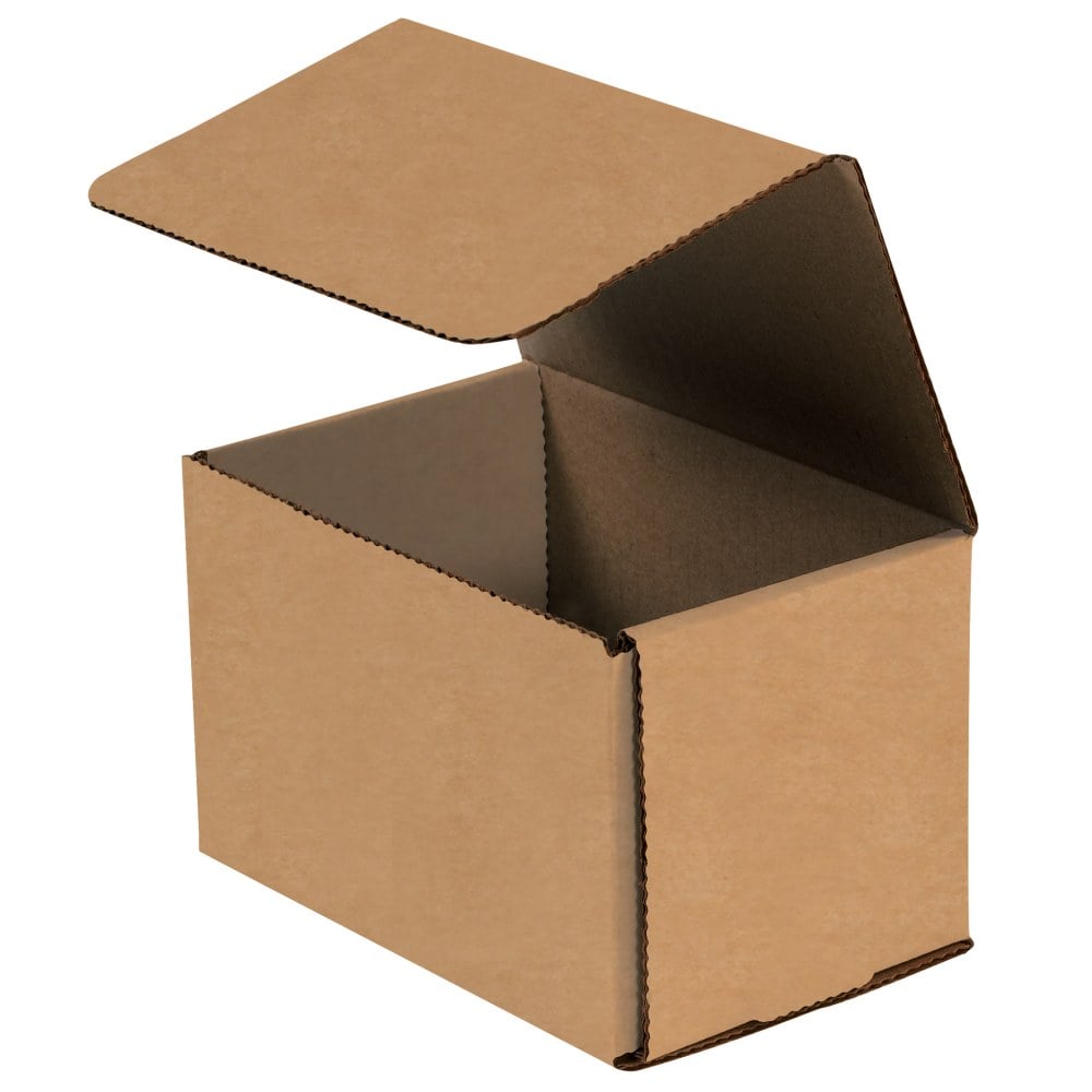 Partners Brand Corrugated Mailers, 6in x 4in x 4in, Kraft, Pack Of 50 MPN:M644K