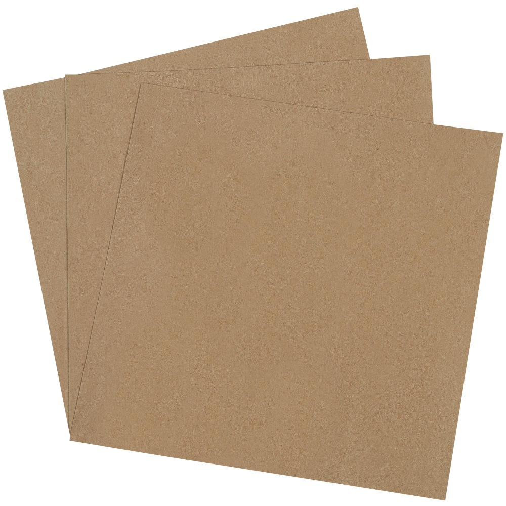 Partners Brand Chipboard Pads, 18in x 18in, Kraft, Case Of 250 MPN:CP1818