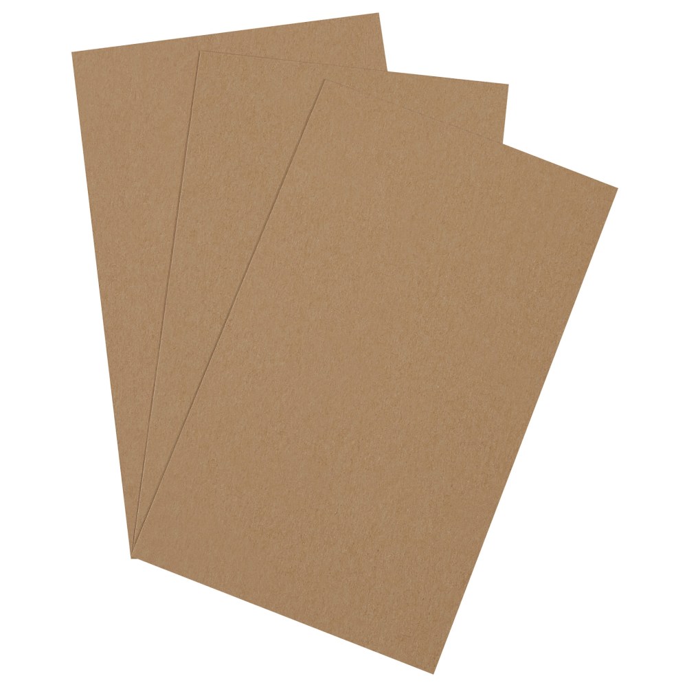 Partners Brand Heavy-Duty Chipboard Pads, 8 1/2in x 14in, Kraft, Case Of 575 MPN:CPHD8514