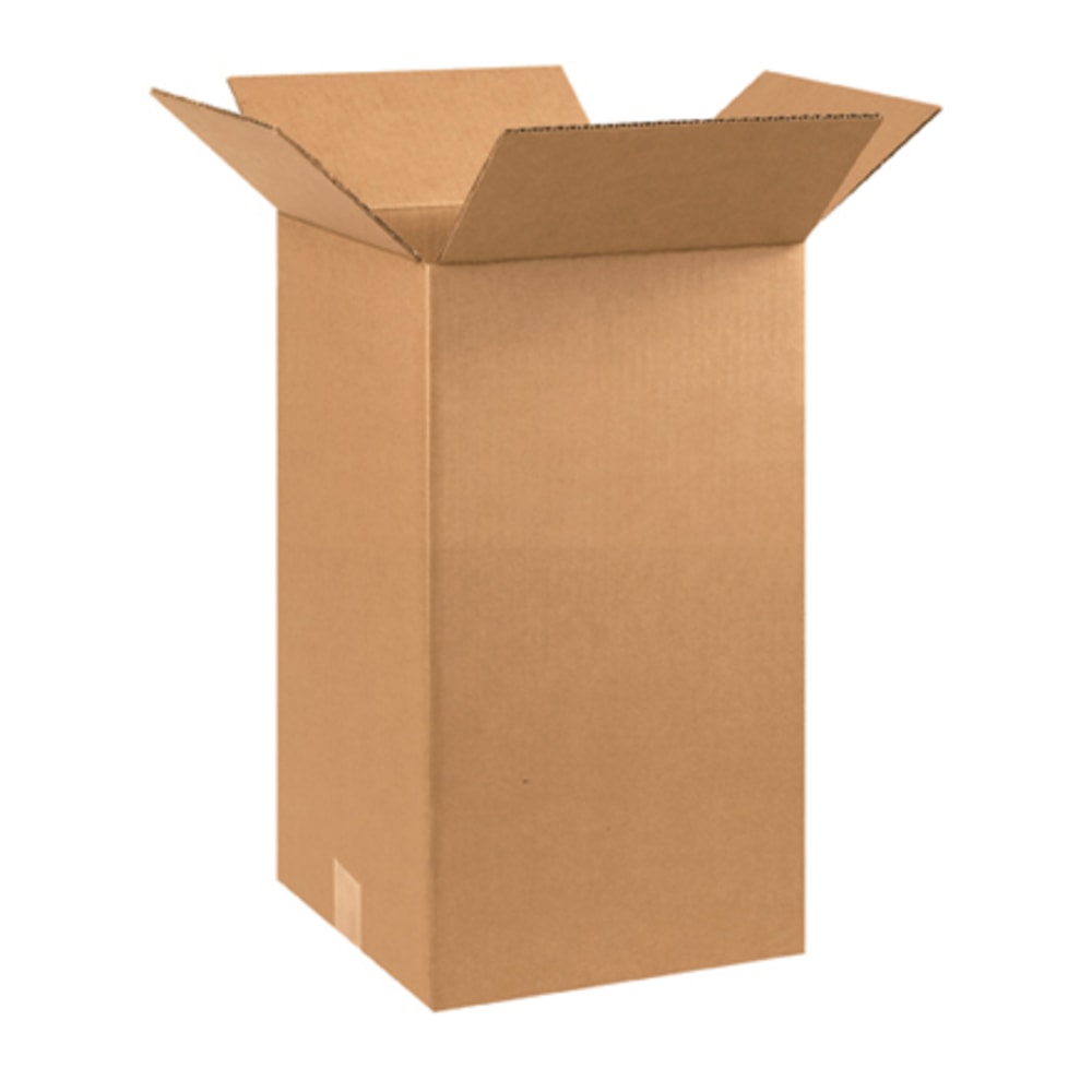 Partners Brand Tall Corrugated Boxes, 10in x 10in x 18in, Kraft, Bundle of 25 MPN:101018
