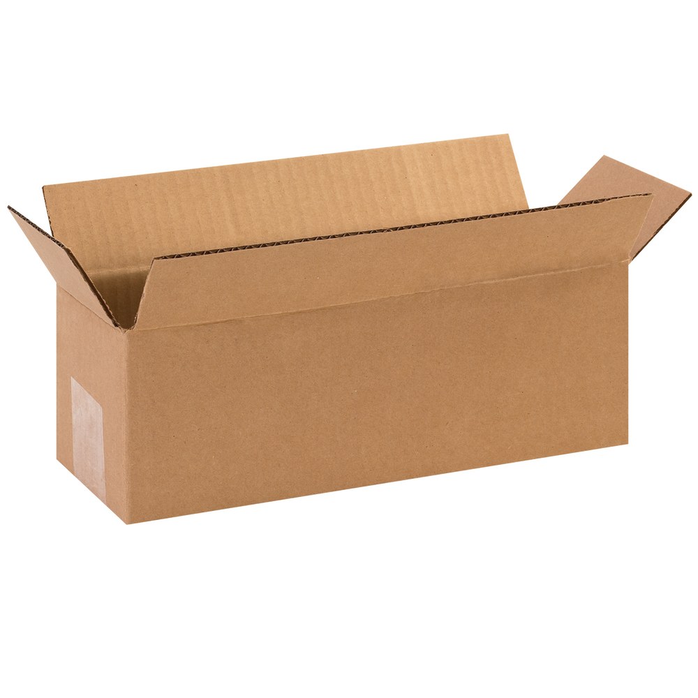 Partners Brand Long Corrugated Boxes, 12inL x 4inH x 4inW, Kraft, Pack Of 25 MPN:1244