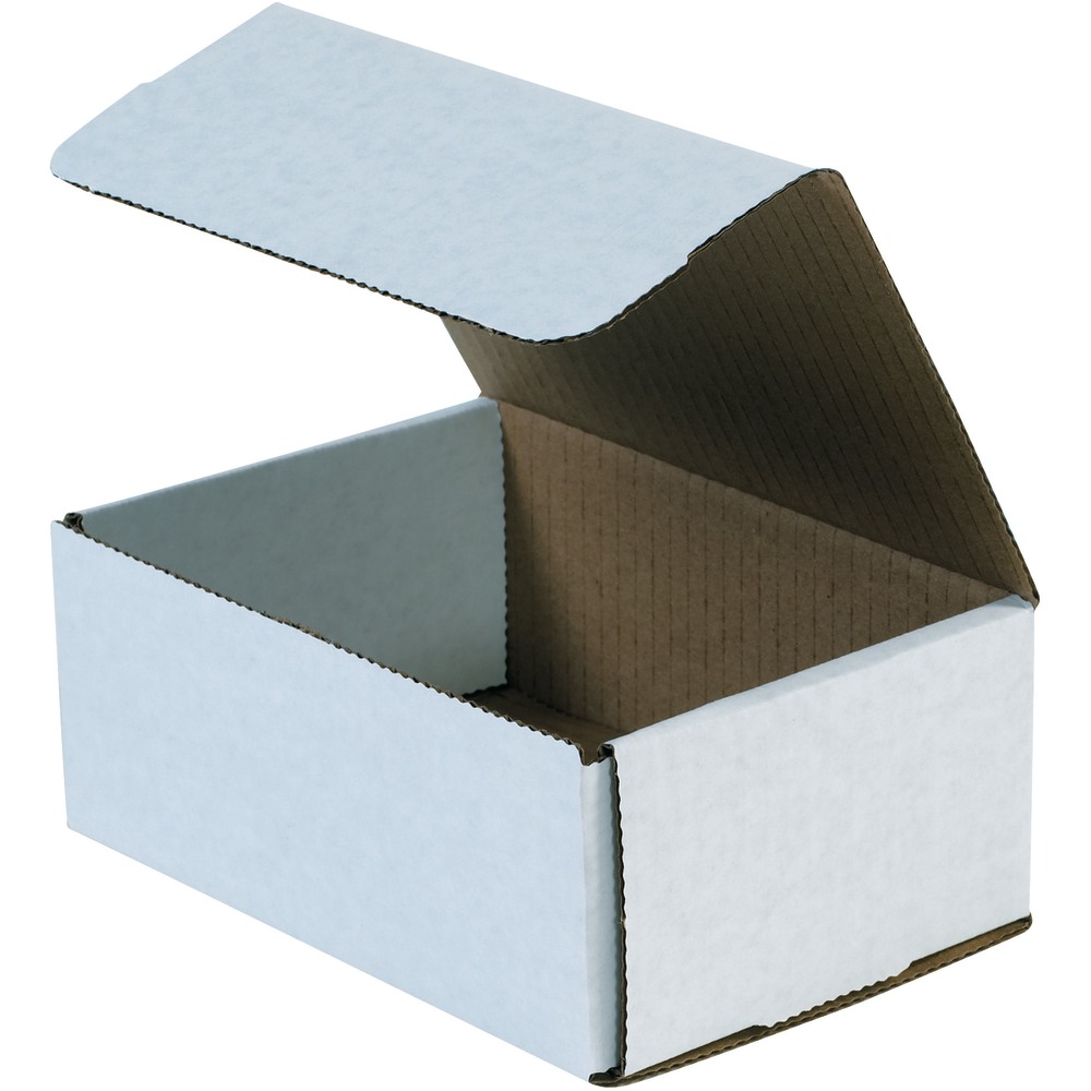 Partners Brand Corrugated Mailers 9in x 6in x 4in, White, Bundle of 50 MPN:MLR964