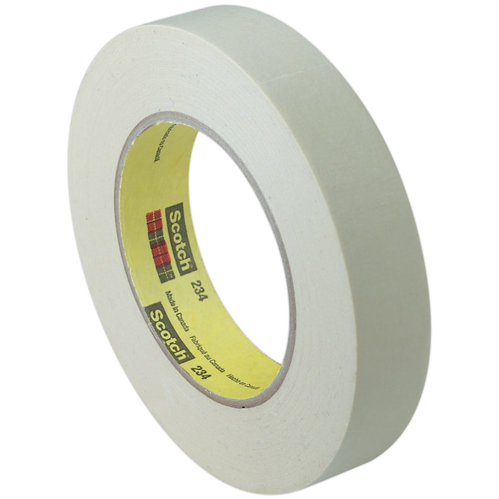 Scotch 234 General Purpose Masking Tape, 1/2in x 60 Yd., Tan, Case Of 72 MPN:T933234
